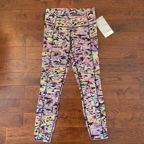 LULULEMON Size 6 Fast and Free Tight II 25" Seawheeze 2020 Super Sonic Alpine - Picture 11 of 11